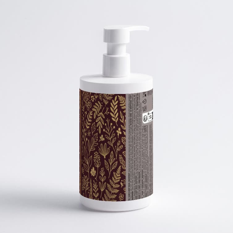 hand & body wash grapefruit AUREQ pump bottle, COSMOS Natural certified body wash with organic botanicals and grapefruit essential oil