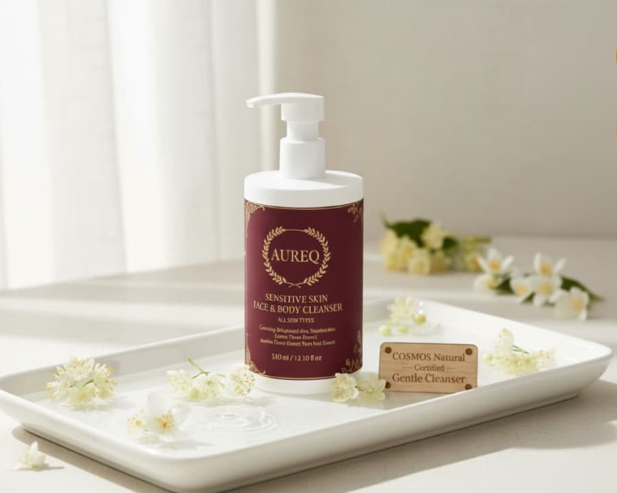 Sensitive skin cleanser COSMOS certified face and body 560ml
